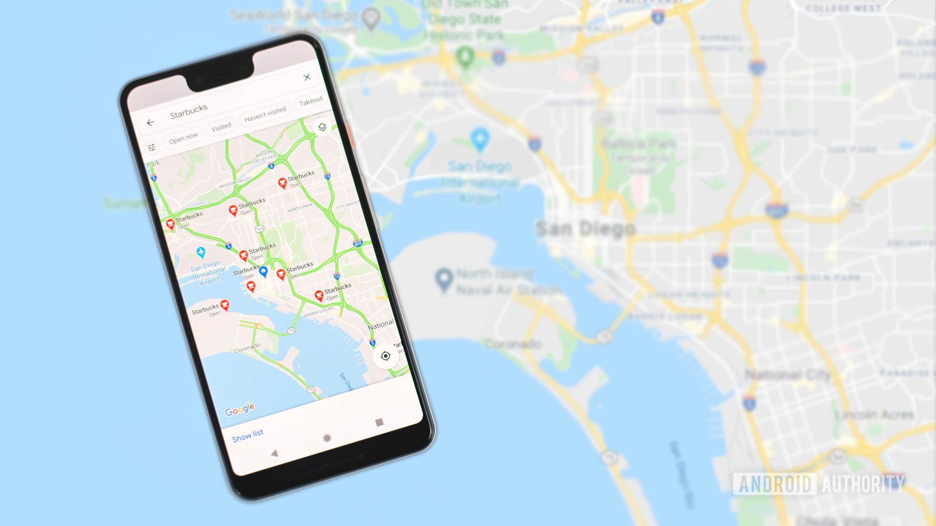 Google-Maps-searchin